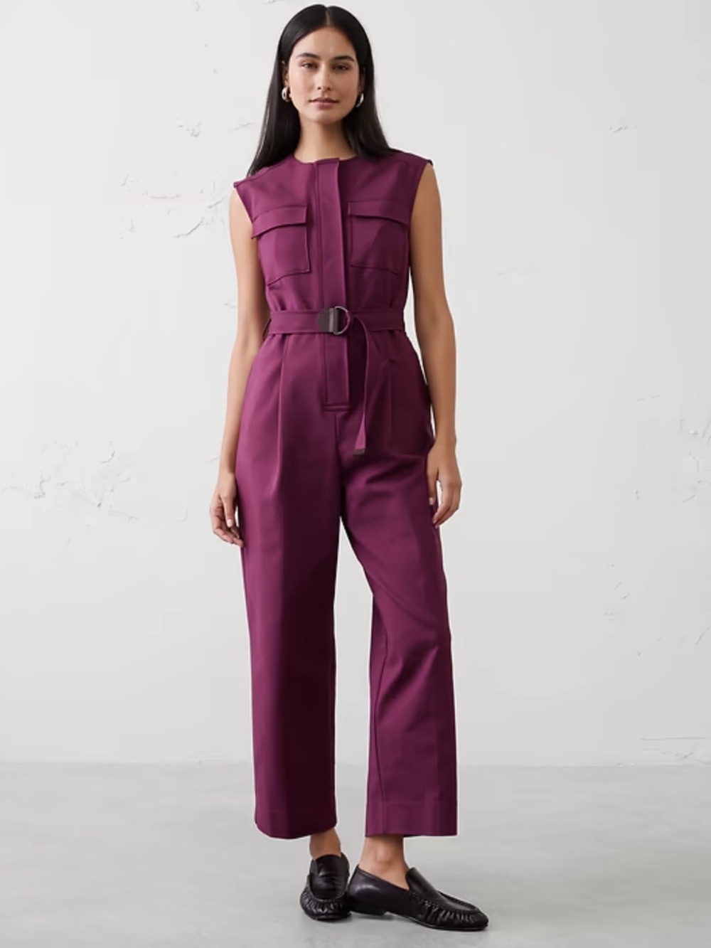 Utility Sateen Jumpsuit